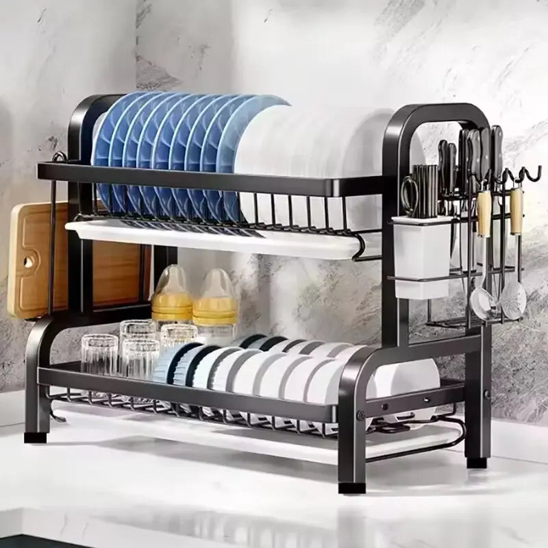 2 Tier Rust Proof Dish Rack