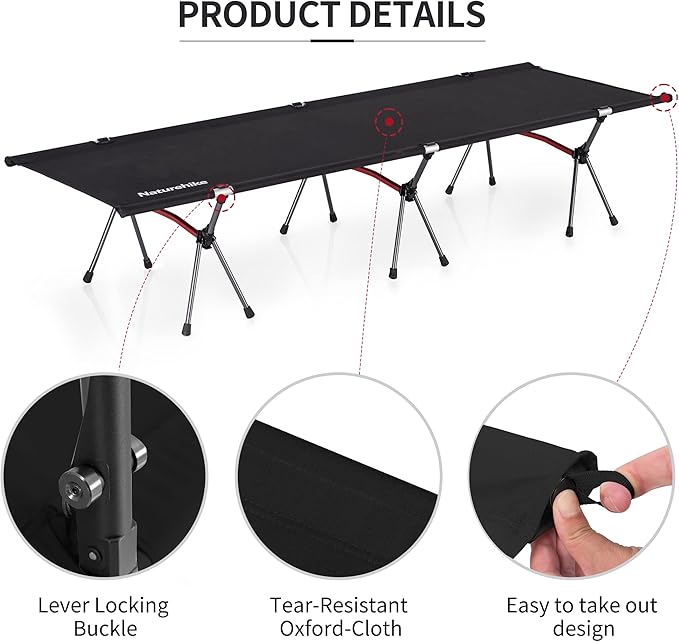 Foldable Aluminium Camping Cot