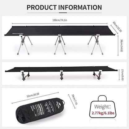 Foldable Aluminium Camping Cot